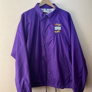 Purple mystery cruises jacket